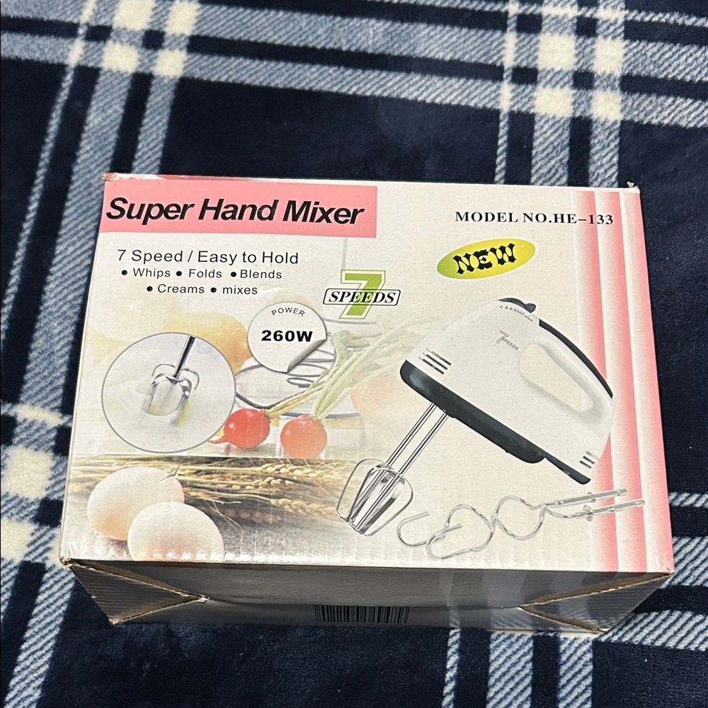 Super Hand Mixer - White nib